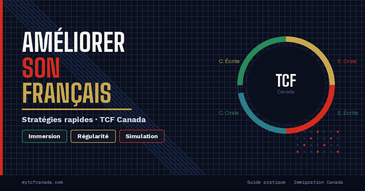 Améliorer son français rapidement : Le guide du TCF Canada